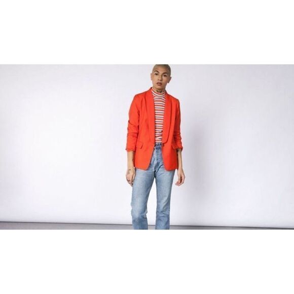 ✨Wildfang Empower Tux Sz 2X Blazer in Red✨ - Picture 2 of 11